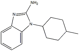 1-(4-methylcyclohexyl)-1H-1,3-benzodiazol-2-amine Struktur