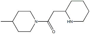 1-(4-methylpiperidin-1-yl)-2-(piperidin-2-yl)ethan-1-one Struktur