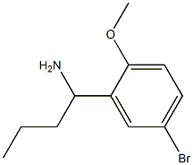 1-(5-bromo-2-methoxyphenyl)butan-1-amine Struktur