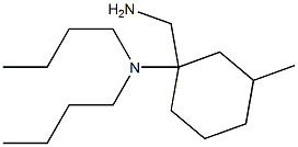 1-(aminomethyl)-N,N-dibutyl-3-methylcyclohexan-1-amine Struktur