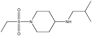 1-(ethanesulfonyl)-N-(2-methylpropyl)piperidin-4-amine Struktur