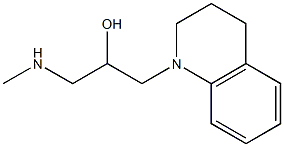 1-(methylamino)-3-(1,2,3,4-tetrahydroquinolin-1-yl)propan-2-ol Struktur