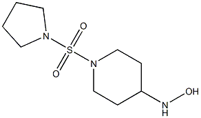 1-(pyrrolidine-1-sulfonyl)piperidine-4-hydroxylamine Struktur