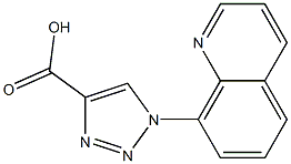 1-(quinolin-8-yl)-1H-1,2,3-triazole-4-carboxylic acid Struktur