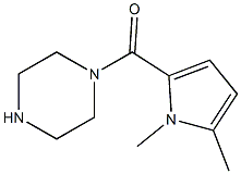 1-[(1,5-dimethyl-1H-pyrrol-2-yl)carbonyl]piperazine Struktur