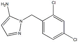 1-[(2,4-dichlorophenyl)methyl]-1H-pyrazol-5-amine Struktur