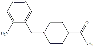 1-[(2-aminophenyl)methyl]piperidine-4-carboxamide Struktur