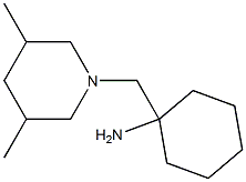 1-[(3,5-dimethylpiperidin-1-yl)methyl]cyclohexan-1-amine Struktur