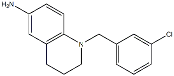 1-[(3-chlorophenyl)methyl]-1,2,3,4-tetrahydroquinolin-6-amine Struktur