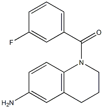 1-[(3-fluorophenyl)carbonyl]-1,2,3,4-tetrahydroquinolin-6-amine Struktur