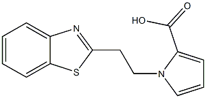 1-[2-(1,3-benzothiazol-2-yl)ethyl]-1H-pyrrole-2-carboxylic acid Struktur