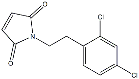 1-[2-(2,4-dichlorophenyl)ethyl]-2,5-dihydro-1H-pyrrole-2,5-dione Struktur