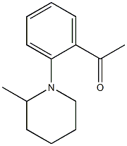 1-[2-(2-methylpiperidin-1-yl)phenyl]ethan-1-one Struktur