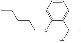 1-[2-(pentyloxy)phenyl]ethan-1-amine Struktur