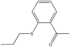 1-[2-(propylsulfanyl)phenyl]ethan-1-one Struktur