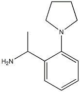 1-[2-(pyrrolidin-1-yl)phenyl]ethan-1-amine Struktur