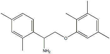 1-[2-amino-2-(2,4-dimethylphenyl)ethoxy]-2,3,5-trimethylbenzene Struktur