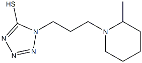 1-[3-(2-methylpiperidin-1-yl)propyl]-1H-1,2,3,4-tetrazole-5-thiol Struktur