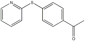 1-[4-(pyridin-2-ylsulfanyl)phenyl]ethan-1-one Struktur