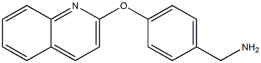 1-[4-(quinolin-2-yloxy)phenyl]methanamine Struktur