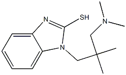 1-{2-[(dimethylamino)methyl]-2-methylpropyl}-1H-1,3-benzodiazole-2-thiol Struktur