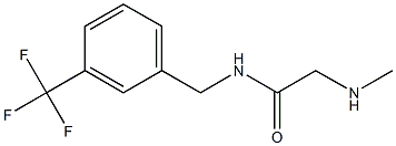 2-(methylamino)-N-[3-(trifluoromethyl)benzyl]acetamide Struktur