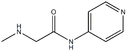 2-(methylamino)-N-pyridin-4-ylacetamide Struktur