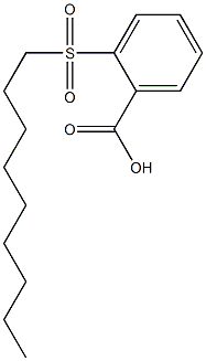 2-(nonane-1-sulfonyl)benzoic acid Struktur