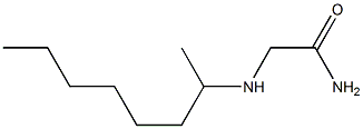 2-(octan-2-ylamino)acetamide Struktur