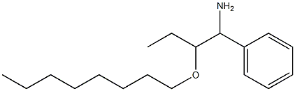 2-(octyloxy)-1-phenylbutan-1-amine Struktur