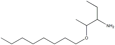 2-(octyloxy)pentan-3-amine Struktur