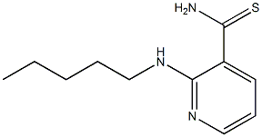 2-(pentylamino)pyridine-3-carbothioamide Struktur