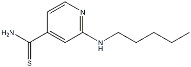 2-(pentylamino)pyridine-4-carbothioamide Struktur