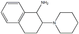 2-(piperidin-1-yl)-1,2,3,4-tetrahydronaphthalen-1-amine Struktur