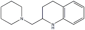 2-(piperidin-1-ylmethyl)-1,2,3,4-tetrahydroquinoline Struktur