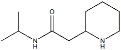 2-(piperidin-2-yl)-N-(propan-2-yl)acetamide Struktur