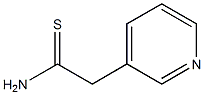 2-(pyridin-3-yl)ethanethioamide Struktur