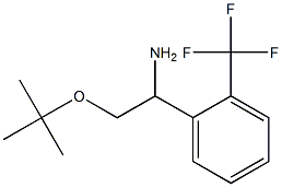 2-(tert-butoxy)-1-[2-(trifluoromethyl)phenyl]ethan-1-amine Struktur