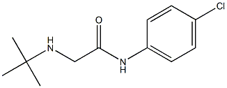 2-(tert-butylamino)-N-(4-chlorophenyl)acetamide Struktur