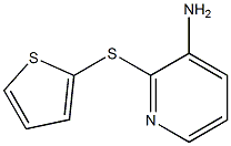 2-(thiophen-2-ylsulfanyl)pyridin-3-amine Struktur