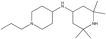 2,2,6,6-tetramethyl-N-(1-propylpiperidin-4-yl)piperidin-4-amine Struktur