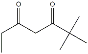 2,2-dimethylheptane-3,5-dione Struktur