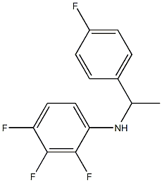 2,3,4-trifluoro-N-[1-(4-fluorophenyl)ethyl]aniline Struktur