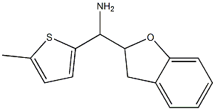 2,3-dihydro-1-benzofuran-2-yl(5-methylthiophen-2-yl)methanamine Struktur