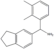 2,3-dihydro-1H-inden-5-yl(2,3-dimethylphenyl)methanamine Struktur