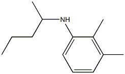 2,3-dimethyl-N-(pentan-2-yl)aniline Struktur