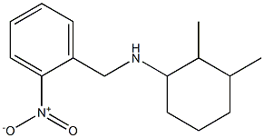 2,3-dimethyl-N-[(2-nitrophenyl)methyl]cyclohexan-1-amine Struktur