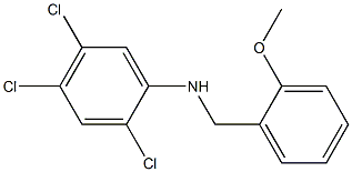 2,4,5-trichloro-N-[(2-methoxyphenyl)methyl]aniline Struktur