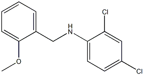 2,4-dichloro-N-[(2-methoxyphenyl)methyl]aniline Struktur