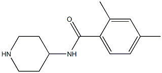 2,4-dimethyl-N-piperidin-4-ylbenzamide Struktur